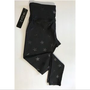 Vogo Athletica black stars leggings